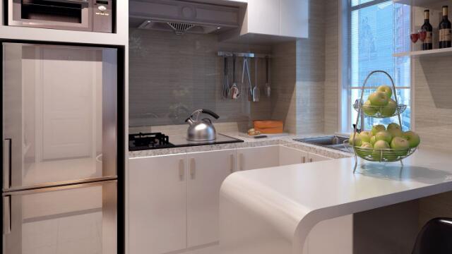 成都装修网厨房这样设计再小的厨房也会有大空间