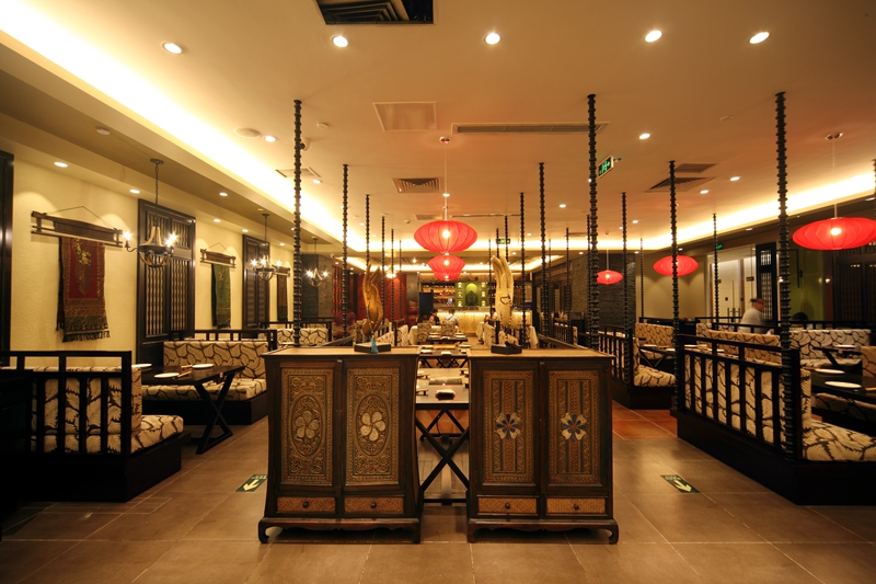 百世威泰国餐厅完工照片——家和装饰公装案例