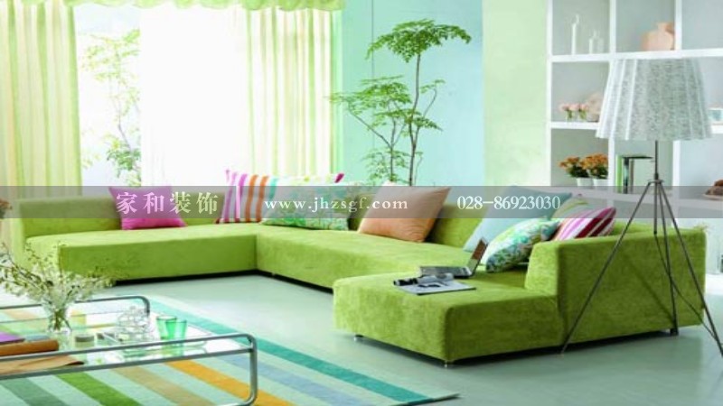 成都装修公司   客厅沙发，你敢尝试这几种颜色吗？