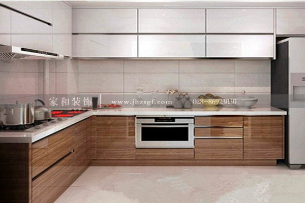 成都装修公司推荐的4款原木色厨房装修案例，让你的家装设计大变样